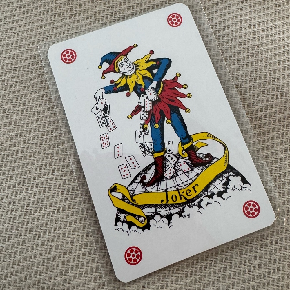 LOUIS VUITTON Playing Card JOKER with COA